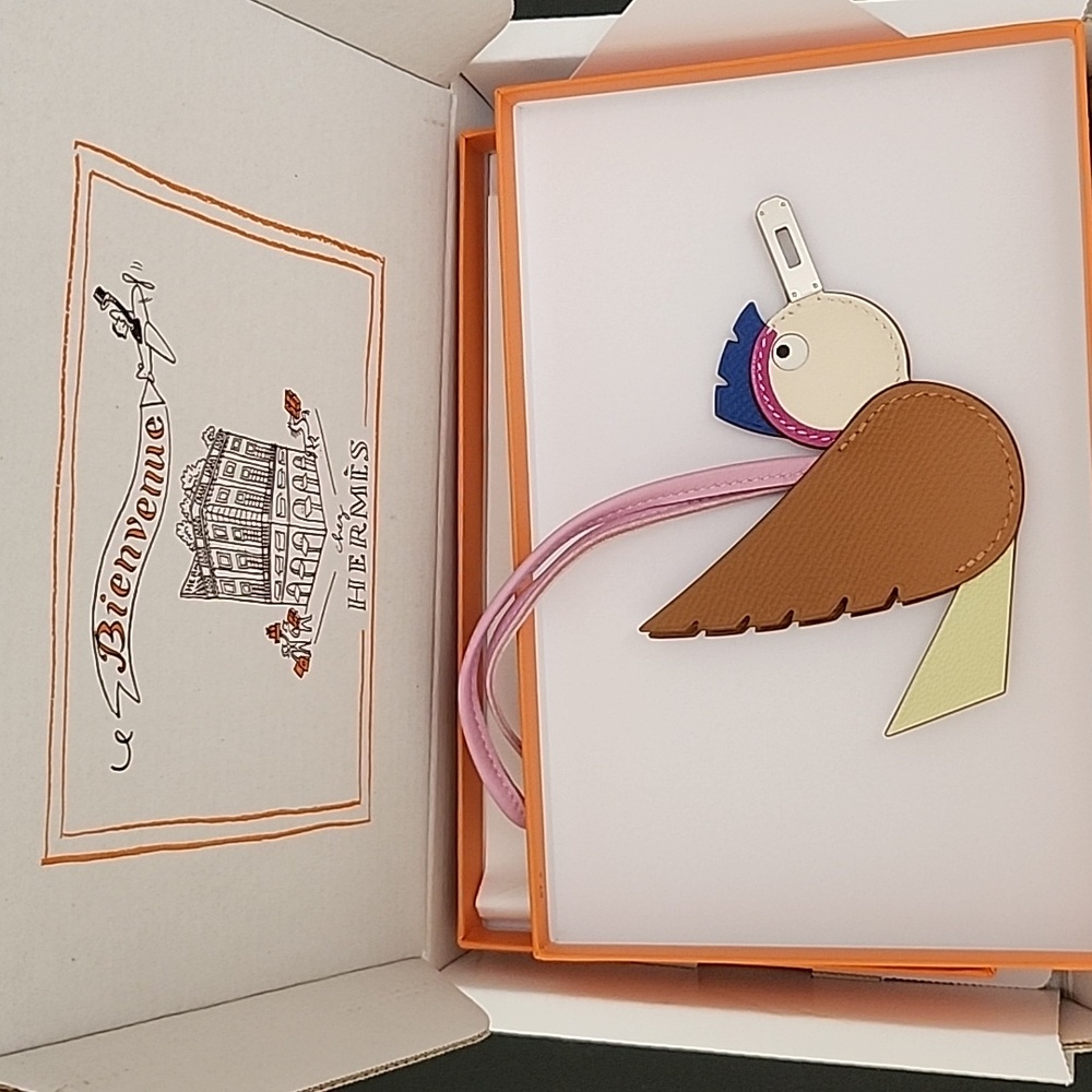 Hermes birdy bag charm